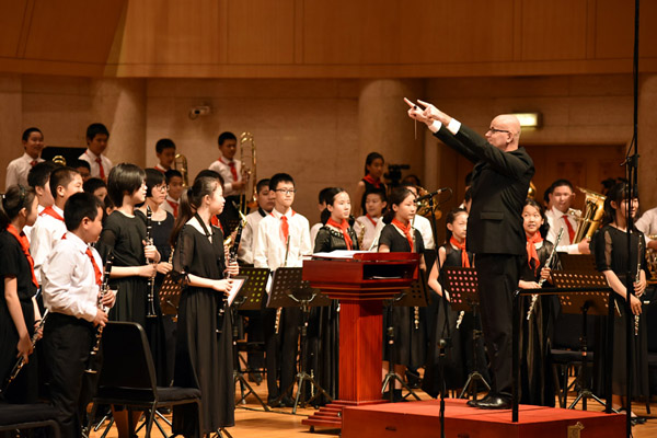 北京市少年宫青少年交响管乐团成功举办建团20周年专场音乐会